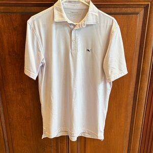 Vineyard Vines Lavender Short Sleeve Polo with Whale Logo